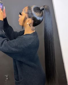 Fav Hairstyles, Quick Weaves, Long Ponytail, Quick Weave Hairstyles, Hairstyle Inspiration