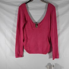 Nwt Baby Phat Pink Long Sleeve Pullover Sweater Sz M. Deep Scoop Neck Front And Back. Scrunched On Each Side Near Hem. Approximate Measurements: Sizes. M. S Pit - Pit Across. 15" 15" Pit - Hem. 15" 15" Shoulder - Hem. 22" 20" Waist Across. 12.75" 12" Ab- 41. O- 14 Winter Knit Tops In Y2k Style, Cozy Fit Cotton Long Sleeve Top, Cozy Fit Long Sleeve Cotton Top, Y2k Knit Tops For Winter, Fitted Long Sleeve Y2k Sweater, Y2k Winter Knit Tops, Y2k Style Winter Knit Tops, Y2k Style Fitted Sweater, Fitted Cotton Y2k Sweater