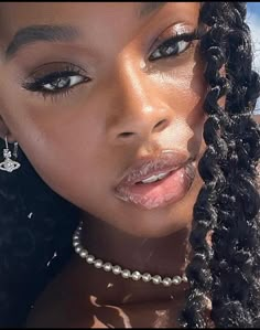 Dark Skin Beauty, Makeup For Black Women, Goddess Braids