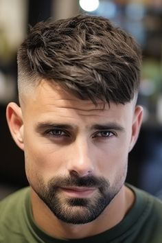 Get an edgy aesthetic by opting for a low taper combined with a blunt-cut fringe. This unique combination offers a stylish look that stands out from the crowd. Click here to check out more handsome low taper fade haircuts for men. High Fade With Fringe, Men’s Edgy Haircut, Short High Fade Haircut Men, Toupee Hairstyle Men, Teen Boy Haircuts Straight Hair 2024, Mens Hard Part Haircut, Men’s Taper Haircut, Mens Haircut Long On Top Short On Sides High Fade, Men’s Taper Fade