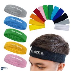 - Material: 85% Cotton, 8% Elastic, 7% Nylon - Headband Size (Width x Length) : about 2 in x 6.69 in - Embroidery Window (Width x Length): about 1 in x 4.50 in   - Text: Max. 15 characters including spaces  - Good Absorbent: They are made of soft cozy cotton terry cloth with good absorbent and elasticity bringing you much convenience when you exercise - Suitable Range: They are stretched to fit your head size, suitable for men and women, and great for different sports. - Various Colors: We have a wide variety of colors to choose - There might be a slight difference in colors due to computer monitor settings - Turn-Around-Time: 5-7 business days Adjustable Sweatband Headband For Sports Events, Cotton Sweatband Headband For Sports Events, Embroidery Window, Breathable Sports Headband, Cheap Sports Sweatband Headband, Sporty Cotton Sweatband Headband For Sports, Sports Headband, Headband Size, Sports Headbands