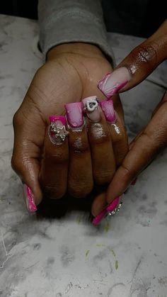 Customize Nails, Exotic Nails, Nail Sets, Long Square Acrylic Nails