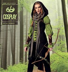 Patron cosplay Sentinel - McCall's 2080 - Rascol Tunic Vest, Elf Dress, Womens Cosplay, Forest Elf, Costume Sewing Patterns, Elf Costume, Cosplay Tutorial, Medieval Clothing