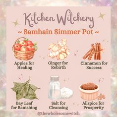 Witch Simmer Pot Recipe, Litha Simmer Pot, Beltane Simmer Pot, Cleansing Simmer Pot, Witchy Diys, Witches New Year, Samhain Blessings, Hearth Witch, Witch Recipes