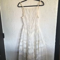 New Without Tags. Ivory Color. No Stains Or Damages. Completely Sheer-Requires A Slip Or Undergarments. Maxi Length. Extra Long. Open Back. Very Beautiful, Great For A Formal Occasion Or Photoshoot. Tag Says Small, Which Means Free People Size 4-6, I *Estimate* It Can Fit Sizes 0-6. Lace Maxi, Lace Maxi Dress, Ivory Lace, Ivory Color, Free People Dresses, Free People Dress, Formal Occasion, Extra Long, Open Back