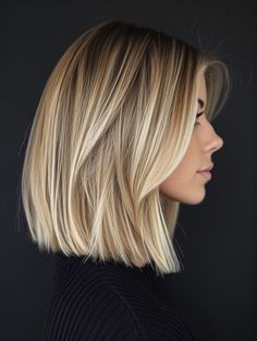 Short To Shoulder Length Hair, Single Length Haircut, Lob Haircut Thick Hair, Shoulder Length Bob, Long Bob Haircuts, Lob Hairstyle, Lob Haircut, Long Bob Hairstyles