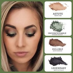 Camo Makeup, Eye Makeup Cut Crease, Makeup Ojos, Party Make-up, Girl With Green Eyes, All Natural Makeup