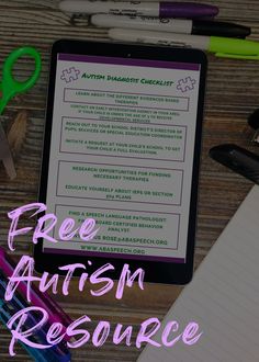 Parenting can be so difficult after you first receive an autism diagnosis for your child. What activities can you try, what therapies are worth considering for toddlers, little ones in preschool, elementary and later for teens? Watch my 6 minute video & download my FREE Autism Diagnosis Checklist to help you know what to do after your diagnosis so you can move forward with confidence. Speech therapy & ABA therapy can help. We have tons of autism resources on our website & at TPT! Friendship Skills, Special Needs Mom, Aba Therapy, Spectrum Disorder, Speech Therapy Activities