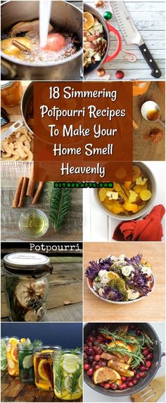 Simmering Potpourri Recipes, Housekeeping Tips