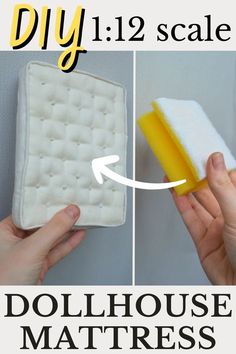 how to make a diy 12 scale dollhouse mattress