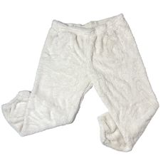 Nwt! Offline By Aerie Fluffy Fur Sherpa Jogger Pants Off White Color Elastic Waist For Lots Of Stretch Elastic At Ankles Zippered Side Pockets Size Xxl See Photos For Specific Measurements Casual, Warm, Cozy, Comfort Offline By Aerie, Off White Color, Jogger Pants, White Color, Pant Jumpsuit, Zip Pockets, Elastic Waist, Pants For Women, Off White