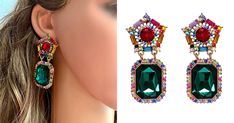 Add a burst of color with these Bold Green Rhinestone Dangle Earrings Material: sterling silver 925 needle/pin, zinc alloy with gold plating, rhinestones Measurements: 2.5 in x 1 in Delivered to your home in an elegant gift box Elegant Gift, Gold Plating, Silver 925, Zinc Alloy, Dangle Earrings, Gold Plate, Gift Box, 925 Sterling Silver, Plating