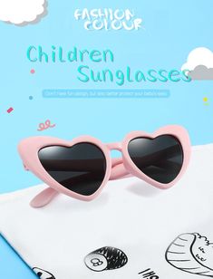 Introducing the Warblade Children Sunglasses Kids Polarized Love Heart Boys Girls! These stylish sunglasses are perfect for your little ones, providing both fashion and function all in one. Made with high-quality materials, these sunglasses offer incredible durability and protection for your child's eyes. With a love heart design, these sunglasses are not only trendy but also adorable. They are suitable for both boys and girls, making them versatile for any outfit or occasion. The polarized lens Playful Heart-shaped Sunglasses With Uv Protection, Cute Heart Print Sunglasses For Valentine's Day, Cute Heart-shaped Plastic Sunglasses, Cute Heart Shaped Sunglasses With Uv Protection, Cute Heart-shaped Sunglasses With Uv Protection, Cute Pink Polarized Sunglasses, Cute Pink Sunglasses With Uva Protection, Trendy Pink Sunglasses For Valentine's Day, Playful Pink Polarized Sunglasses