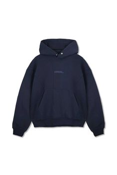 Our mens dark navy blue hoodie is is perfect for adding an extra layer of warmth and comfort to your outfit. This hoodie is made from super soft polycotton fabric, perfect for casual wear. With seam detailing, and over-sized fit, it's sure to become a staple in your wardrobe. In contrast, the kangaroo pocket is great for carrying around your essentials. Whether you're running errands or just relaxing at home, this luxury men's hoodie is a must-have in your wardrobe. What Makes This Product Uniqu Navy Hoodie Outfit Men, Blue Hoodie Outfit Men, H&m Hoodie Men, Navy Hoodie Outfit, Navy Hoodies, Blue Hoodie Outfit, Hoodie Boy