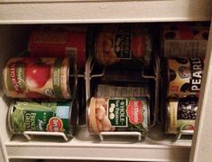 an open refrigerator filled with lots of food