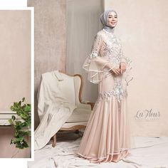 Muslim Gown, Gaun Dress, Hijab Dress Party, Moslem Fashion, Hijab Wedding Dresses, Dress Pesta, Muslim Wedding Dresses