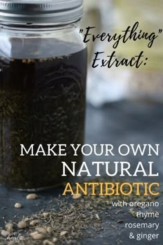 Everything Extract: Make Your Own Natural Antibiotic Healing Cavities, Autogenic Training, Natural Antibiotic, Coconut Health Benefits, Natural Antibiotics, Diy Remedies, Holistic Remedies