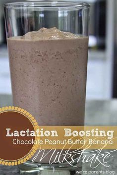 Chocolate Peanut Butter Banana Milkshake Peanut Butter Banana Milkshake, Banana Milkshake, Lactation Cookies, Power Foods, Corporate America, Milk Supply