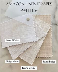 the instructions for how to use white linen