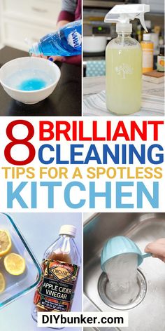 eight brilliant cleaning tips for a spotless kitchen