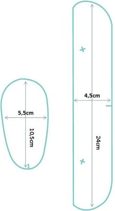 the size and width of a skateboard with measurements for each board, including two sides