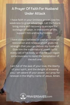 a prayer for husband under attack