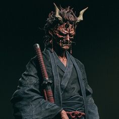 ArtStation - Oni Samurai sketch, 纪雨 Isshin Ashina, Samurai Sketch, Oni Art, Oni Samurai, Ninja Art, Hack And Slash, Horror Monsters, Zbrush, Character Concept