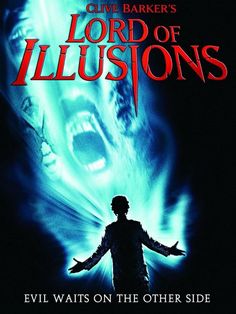 the movie poster for lord of illusion's starring with an image of a demon