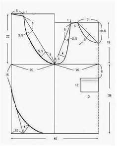 the diagram shows how to draw a curved curve