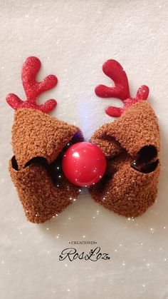 Bow Bun, Braided Updo, Disney Christmas, Reno, Reindeer, Christmas Tree, Christmas Ornaments, Christmas