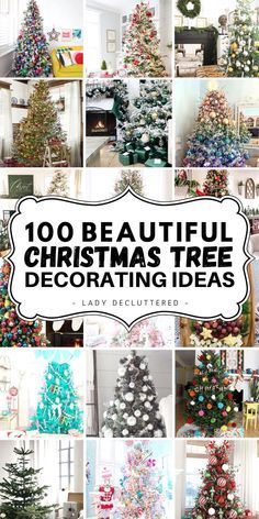 Christmas Tree With Gray And White Ornaments, Nontraditional Christmas Tree Ideas, Classy Multicolor Christmas Tree, Diy Decorating Christmas Tree, Colors For Christmas Trees, Best Christmas Tree Ideas, Angelic Christmas Tree, Fun Tree Decorating Ideas, Cute Christmas Trees Ideas