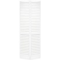 a white room divider with horizontal slats on the sides and vertical slats on the top