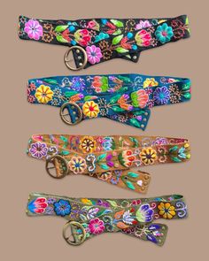 Embroidered Belts are handmade in Peru with intricate, unique designs. Each belt is of superior quality and constructed to last for years. With colorful thread and detailed patterns, these belts add a stylish touch to any ensemble. Fits 32”-40” waist Belts Design, Embroidered Belts, Embroidered Belt, Casual Preppy Outfits, Belt Design, Warm Brown, Preppy Outfits, Black Belt, Peru