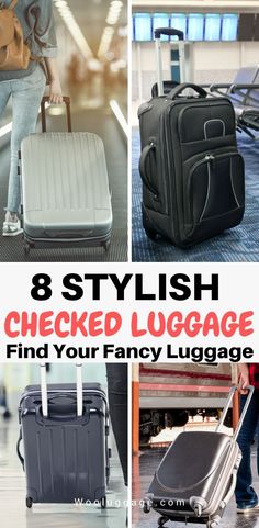 Are you looking for some checked luggage? You want to buy the best and high-quality luggage? Well, check out this amazing and affordable checked luggage and checked travel suitcases to find the best for you. These travel luggage are strong and can take all travel conditions with ease. #luggage #travelluggage #suitcases #checkedluggage #airport #vacation #bestluggage Travel Suitcases, Lightweight Suitcase, Disneyland Tips