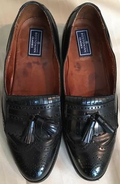 Bostonian Classics black leather wingtip kiltie tassel brogue slip on loafer. Size 8 D/B Made in the U.S.A. Good sole gently used condition please see pics Thanks so much for looking. ⭐️⭐️⭐️⭐️⭐️ Speedy Same Day Shipment when order paid for by 11am CST.   Thank you! I ❤️ my baby girl with a little something extra. 💕💙💛T21💛💙💕Down Syndrome ROCKS! My Baby Girl, My Baby, Dress Shoes Men, Oxford Shoes, Tassels, Shoes Mens, Dress Shoes, Oxford, Black Leather