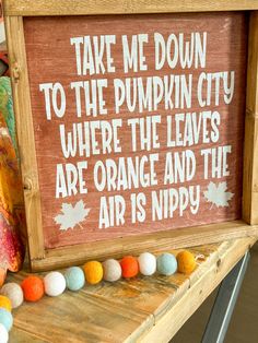 Spruce up your Autumn decor with this square framed wood sign that's as cozy as a pumpkin spice latte! 'Take Me Down to the Pumpkin City Where the Leaves Are Orange' - a sassy parody sign will get your friends and family in the fall spirit! Let's gourdgeous! Choose a Craft Kit for the DIYer in you or grab a Completed sign ready to show off! City Square, And So It Begins, Orange Square, Fall Deco, Fall Thanksgiving Decor, Fall Halloween Crafts, Fall Halloween Decor, 3d Laser, Happy Fall Y'all