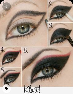 Drama Eyeliner, Halloween Makeup Witch, Devil Halloween, Almond Eyes