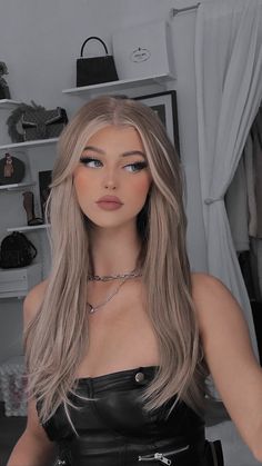 Green Eye, Peinados Fáciles Para Cabello Corto, Long Blonde, Hair Dye Colors, Long Blonde Hair, Hair Inspo Color, Grunge Hair, Aesthetic Hair