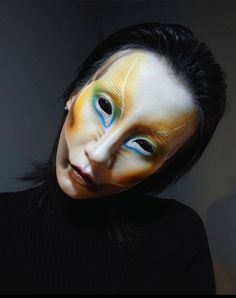 Moth To A Flame, Funky Makeup, Drag Make-up, Theatre Makeup, Avant Garde Makeup, Magical Makeup, Elf Makeup, School Makeup