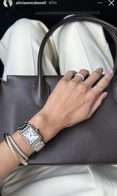 Cartier Tank Must, Jewelry Cartier, Wrist Stack, Style Moodboard, Wrist Stacks, Cartier Tank