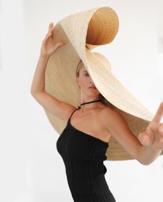 Luisa Positano, Big Hats, Also Me, Boho Hat, Rib Top, Large Hats, Boho Chic Outfits