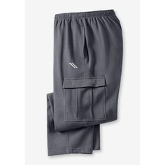 Our KS Sport fleece cargo pants are a winner any day of the week. Made with moisture material, these soft pants ensure you stay warm without overheating while keeping you cool and dry. These relaxed fit pants are made with a full elastic waistband for total mobility, and cargo pockets with self-adhesive tabs to securely hold small essentials while you are running laps and running errands. Cuffed Sweatpants, Relaxed Fit Pants, Shipt Shopper, Soft Pants, Mens Cargo, Day Of The Week, Fleece Pants, Fleece Joggers, Cargo Pants Men