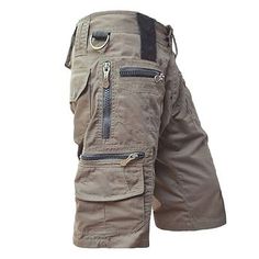 Season:Summer; Fabric:100% Cotton; Gender:Men's; Style:Streetwear,Fashion,Sports; Occasion:Going out,Casual,Daily,Holiday; Fit Type:Regular Fit; Function:Comfort,Wearable; Waistline:Mid Waist; Pattern:Plain; Design:Multi Pocket,Zipper Pocket; Pants Type:Tactical Shorts,Cargo Shorts; Fly Type:Button,Zipper; Front page:FF; Listing Date:04/19/2023; Production mode:External procurement; Hips:; Length:; Waist:; Pants Length:Calf-Length Moda Safari, Rock Style Clothing, Army Camouflage, Capri Shorts, Black Pants Men, Look Retro, Safari Style, Shorts Cargo, Cargo Shorts Men