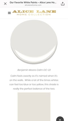 the white paint color is being used in this website for home decor and interior design