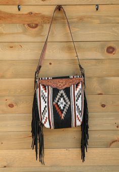 Glendive Bag-Purses/Bags-Crooked Horn Company, Online Women's Fashion Boutique in San Tan Valley, Arizona 85140 Black Hand Tooled Tote Shoulder Bag, Black Hand Tooled Tote Bag, Western Hand Tooled Travel Bag, Western Leather Crossbody Shoulder Bag, Black Fringe Top, Western Bags, Fringe Western Purse, Western Cross Body Purse, Western Car