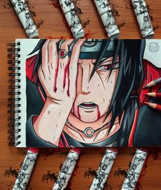 Alfabet Font, Anime Canvas Painting, Naruto Painting, Naruto Sketch Drawing, Itachi Uchiha Art, Dragon Ball Painting, Naruto Sketch, Best Anime Drawings, Anime Drawing Books