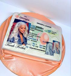 Custom 21st Birthday Cakes, Summer Walker Birthday Cake, Id Birthday Cake, Legal Birthday Cake, Baddie Birthday Cake, 16th Birthday Cake For Girls, Special Birthday Cakes, 21st Birthday Cakes