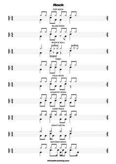 the guitar tabs are arranged in rows