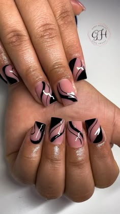 Lavender Nails, Her Nails, Unique Acrylic Nails, Pink Acrylic Nails