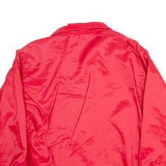 Item is in good used condition. >Size: L >Armpit To Armpit: 26" >Armpit To Cuff: 20" >Collar To Hem: 29" Red Nylon Streetwear Windbreaker, Red Nylon Windbreaker For Streetwear, Red 90s Long Sleeve Windbreaker, 90s Red Long Sleeve Windbreaker, 90s Style Red Long Sleeve Windbreaker, Red 90s Style Long Sleeve Windbreaker, 90s Red Windbreaker For Streetwear, Coach Jacket, Red Jacket